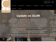 Tablet Screenshot of cbe.org.za