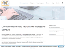 Tablet Screenshot of cbe.waw.pl